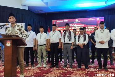 KPU Payakumbuh Gelar Deklarasi Kampanye Damai Pemilihan Walikota-Wakil Walikota Payakumbuh tahun 2024