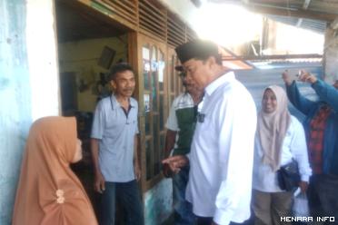 Cawawako Heldo Aura, sambangi perumahan warga Kelurahan Anak Air Kecamatan MKS, EJM