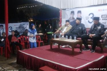 Sosialisasi Persatuan Ikatan Keluarga Tanah Datar, Erman-Heldo di Kelurahan Pakan Kurai Bukittinggi.