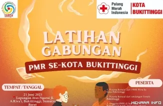 Latihan Gabungan PMR se Kota Bukittinggi