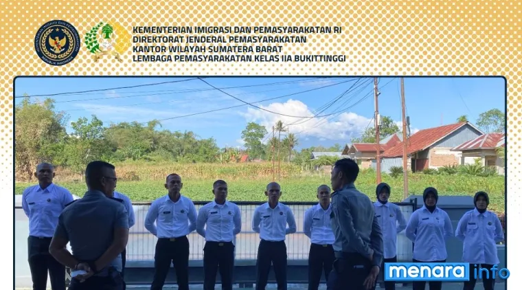 Foto : 10 orang CASN siap jalani orientasi di Lapas Kelas IIA Bukittinggi