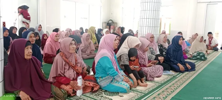 Antusias masyarakat pada acara Khatam Al Qur'an TPQ H. Rasyid Subarang Balingka