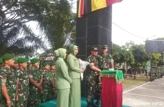 Foto : Danrem 032/ Wirabraja meresmikan Tiga Infrastruktur Strategis Kodim 0304/Agam
