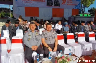Kalapas Kelas IIA Bukittinggi Hadiri Upacara Hari Bhayangkara ke-79 Tahun 2025 di Lapangan Wirabraja Bukittinggi