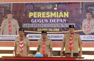 Lapas Bukittinggi Resmikan Gugus Depan Sako, membangun Karakter dan Jiwa Kepemimpinan,