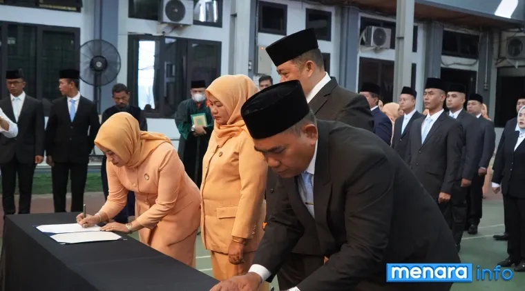 Sertijab Kalapas Kelas IIA Bukittinggi dari Herdianto kepada Nanang Rukmana