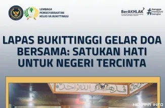 Pelaksanaan doa bersama Dalam rangka menumbuhkan semangat cinta tanah air, serta memperkuat persatuan dan kesatuan bangsa.