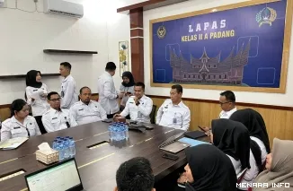 Pelaksanan Supervisi, Bimtek, dan Monev SPPT-TI di Kanwil Ditjenpas Sumatera Barat, Kamis (25/09/2025).