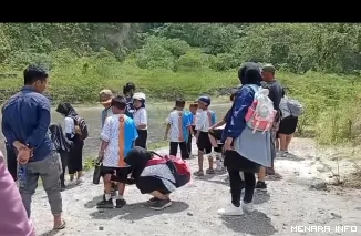 Atlet Perguruan Silat Tameng Jagad Bekali Diri dengan latihan fisik dan lintas alam
