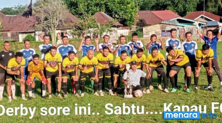 Duel Derby Kapau Allstars kontra Kapau FC berakhir imbang, sore ini, Sabtu (25/10)