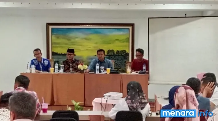 Wakil Walikota Bukittinggi, Ibnu Asis pimpin rapat evaluasi MTQ ke - 41, Sabtu (11/10)