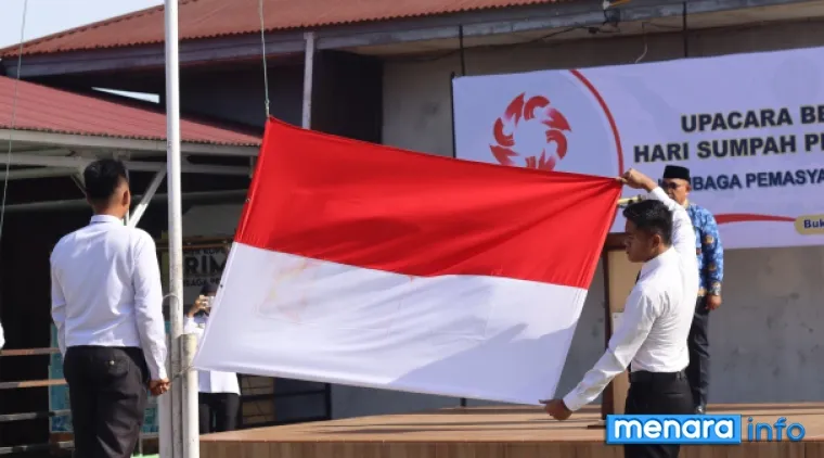 Lapas Kelas IIA Bukittinggi Gelar Upacara Hari Sumpah Pemuda