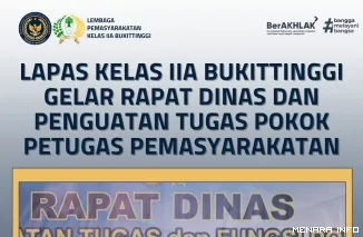 Rapat Dinas Lapas Kelas IIA Bukittinggi