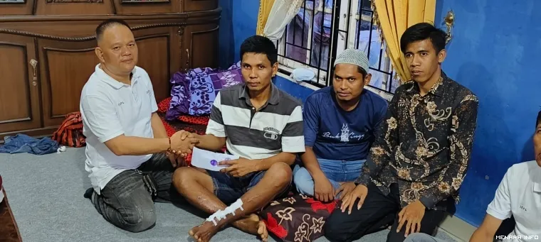 Ardan Ardiles, salah satu warga IKPL terdampak bencana hidrometeorologi Sumbar
