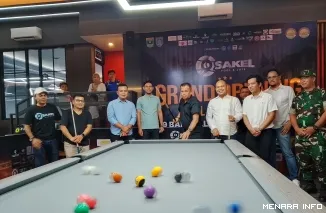 9 Ball Tournament Warnai Grand Opening Sakel Pool & Caf Payakumbuh