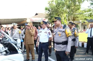 Polres Payakumbuh Gelar Apel Pasukan Operasi Ketupat Singgalang 2026, di Mako Polres Payakumbuh