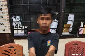 Seorang pemuda yang diduga terlibat penyalahgunaan narkotika jenis ganja, ditangkap Satresnarkoba Polres Payakumbuh