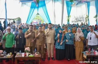 Wali Kota Padang Fadly Amran Bersama Tim Penilai Dasa Wisma Tingkat Provinsi Sumatera Barat, Senin (20/4/2026)