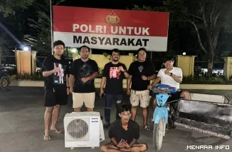 Tim Klewang Polresta Padang Berhasil Mengamankan Pelaku Pencurian AC di Gunung Pangilun (*)