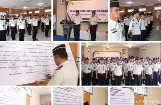 Kegiatan Penandatanganan Komitmen Bebas Halinar, Selasa (21/4/2026)