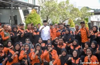 Wali Kota Padang Fadly Amran Bersama Kelompok Siaga Bencana Kecamatan Padang Timur, Sabtu (18/4/2026)