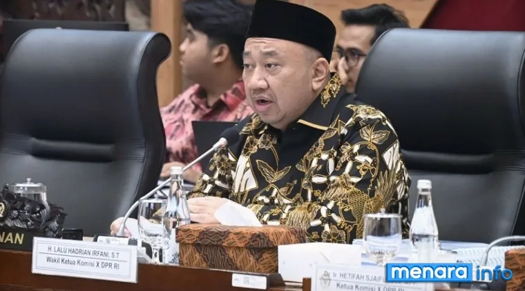 Wakil Ketua Komisi X DPR RI, Lalu Hadrian Irfani. (humas)