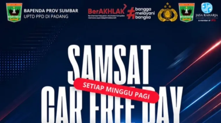 Layanan Samsat Car Free Day, Minggu (24/5/2026)