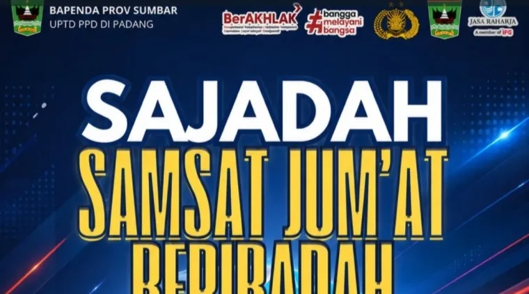 Layanan Sajadah dari Samsat Padang, Jumat (29/5/2026)