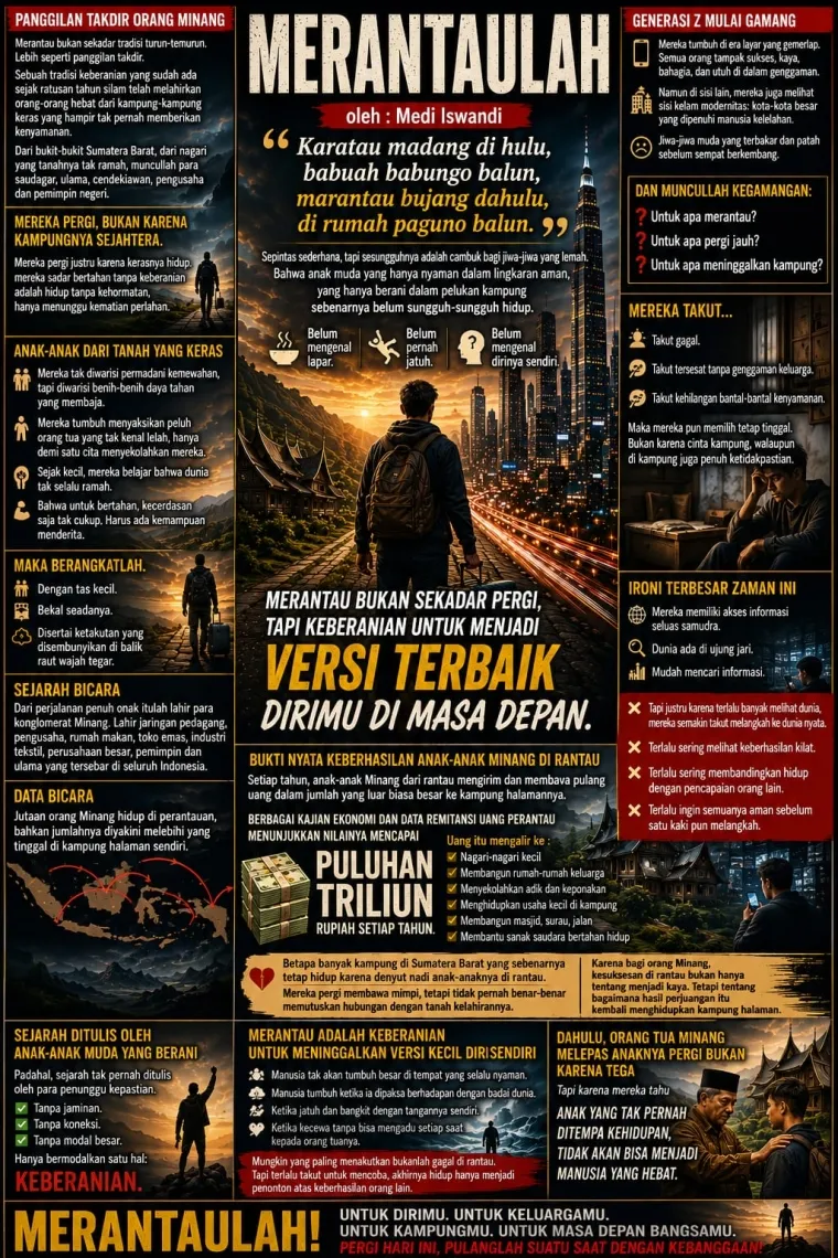 Ilustrasi Merantau-Lah