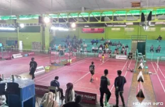 Suasana Pelaksanaan O2SN Bulutangkis Tingkat Kota Padang, Kamis (21/5/2026)