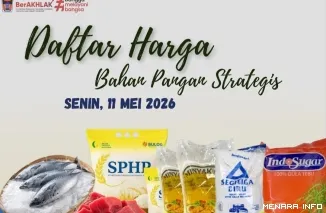 Daftar Harga Bahan Pangan Hari Ini (*)