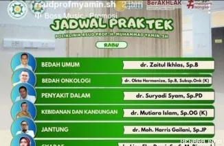 RSUD Prof. H. Muhammad Yamin, SH (*)