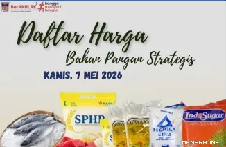 Daftar Harga Bahan Pangan Penting Hari Ini, Kamis (7/5/2026)
