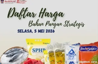 Daftar Harga Bahan Pangan Hari Ini, Selasa (5/5/2026)
