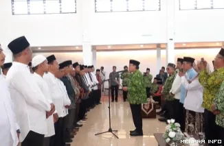 Wakil Wali Kota Padang Maigus Nasir Melantik Pengurus Ranting DMI se-Kota Padang, Sabtu (9/5/2026)