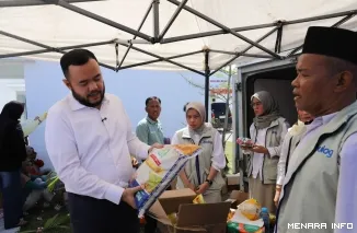 Wali Kota Padang Fadly Amran Membuka Pasar Murah di Kecamatan Koto Tangah, Rabu (20/5/2026)
