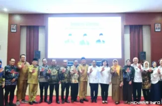 Wakil Wali Kota Padang Maigus Nasir Saat Bertemu Wakil Menteri Kesehatan RI Benjamin Paulus Octavianus, Selasa (12/5/2026)