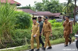 Wakil Wali Kota Padang Maigus Nasir Meninjau Rencana Lokasi Pelebaran Jalan Kurao-Maransi-By Pass, Senin (18/5/2026)