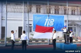 Pelaksanaan Upacara Hari Kebangkitan Nasional di Lapas Narkotika Kelas IIA Tanjung Pinang, Rabu (20/5/2026)