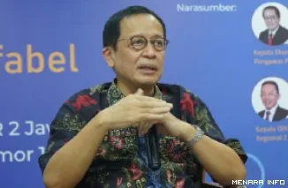 Kepala Eksekutif Pengawas Perbankan Otoritas Jasa Keuangan (OJK), Dian Ediana Rae membuka Sarasehan Industri Perbankan dengan tema "Penerapan Konsep Business Judgement Rule Terhadap Kredit Macet Di Bank" di Jakarta, Selasa (12/5/2026). (humas)