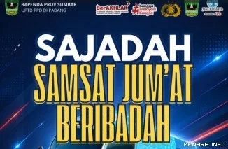 Layanan Sajadah dari Samsat Padang, Jumat (29/5/2026)