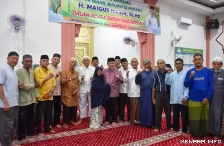 Wakil Wali Kota Padang Maigus Nasir Saat Subuh Mubarokah di Musala Al-Iman, Komplek PGRI II, Kelurahan Kurao Pagang, Kecamatan Nanggalo, Minggu (24/5/2026).