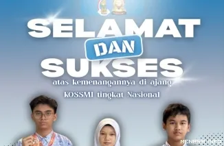 Tiga Siswa SMPN 1 Padang Raih Medali Nasional di KOSSMI 2026(*)