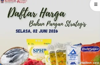 Daftar Harga Bahan Pangan Penting Hari Ini, Selasa (2/6/2026)