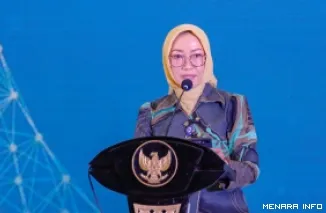 Plt Direktur Jenderal Pembinaan Penempatan Tenaga Kerja dan Perluasan Kesempatan Kerja (Binapenta dan PKK) Kemnaker, Estiarty Haryani. (humas)