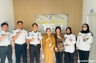 Jajaran Lapas Narkotika Tanjung Pinang Bersama Petugas RSJKO Engku Haji Daud