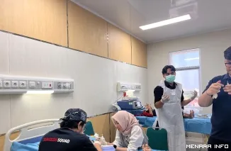 Pelaksanaan Khitanan Massal Kolaborasi antara RSUD dr. Rasidin dan Ikasmandu 91, Sabtu (27/6/2026)