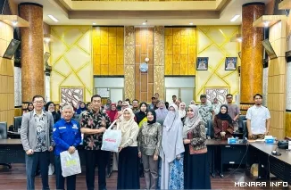Kepala Dinas Koperasi dan UMKM Kota Padang Teddy Antonius Sesuai Pembukaan Kegiatan Workshop Digital Selling Mastery, Kamis (11/6/2026)