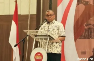 Wakil Menteri Ketenagakerjaan (Wamenaker), Afriansyah Noor jadi pembicara pada Seminar Nasional Mercubuana Competency Network (MBCN) 2026 di Jakarta, Senin. (humas)