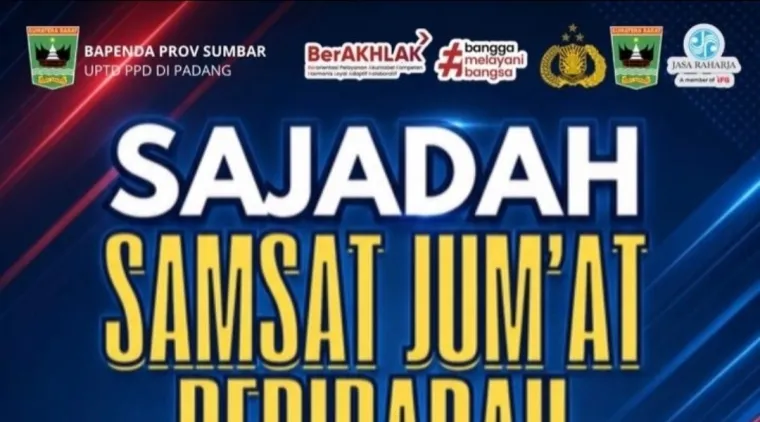 Program Sajadah (Samsat Jumat Beribadah) Salah Satu Inovasi UPT Samsat Padang Mudahkan Masyarakat Membayar Pajak Tahunan Kendaraan (*)